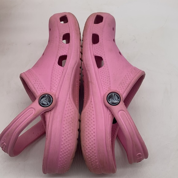 CROCS Girl's Pink Traditional Clogs. CR3856A - Picture 4 of 5
